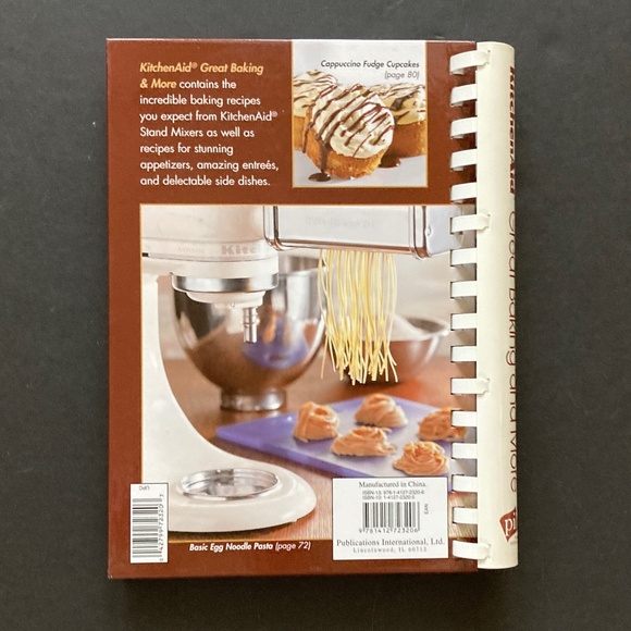 KitchenAid Great Baking and More/Appetizers Entrees Side Dishes/For Stand Mixers - Picture 2 of 4